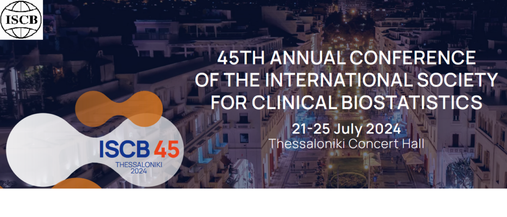 45ο Ετήσιο Συνέδριο της International Society for Clinical Biostatistics (ISCB) – Θεσσαλονίκη, 21-25 Ιουλίου 2024